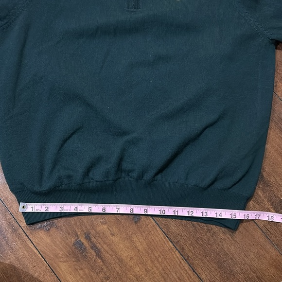 San Francisco Golf Club Quarter Zip Italian Merino Pullover Sweater - Picture 8 of 10